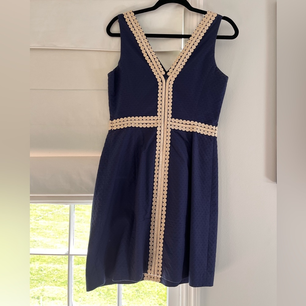 Lilly Pulitzer Navy and Cream Mini Dress